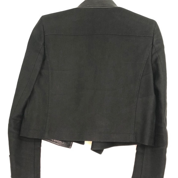 Gucci Cupro Lined Cashmere W38 Cropped Blk Jacket - Picture 5 of 6